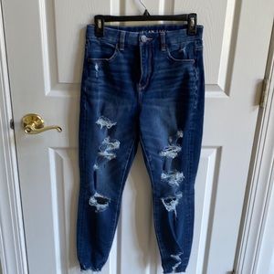 AMERICAN EAGLE girks size 4 short jegging jeans